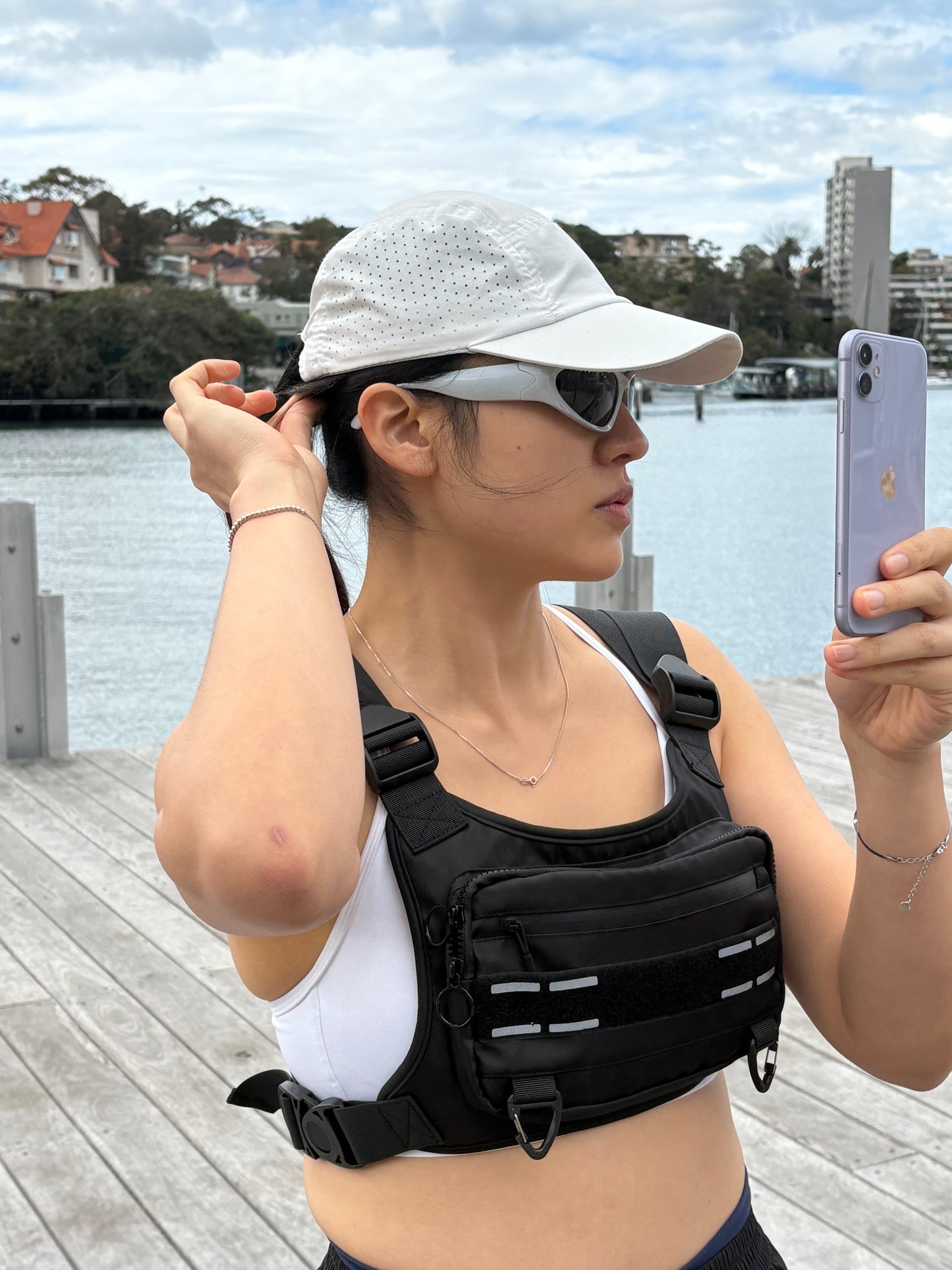 Run Hands Free With Secure Front Storage - SprintSphere™ CoreChest Running Pack